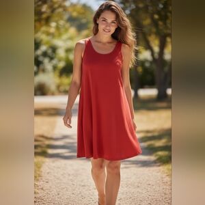 Elegant Orange 24Seven Dress